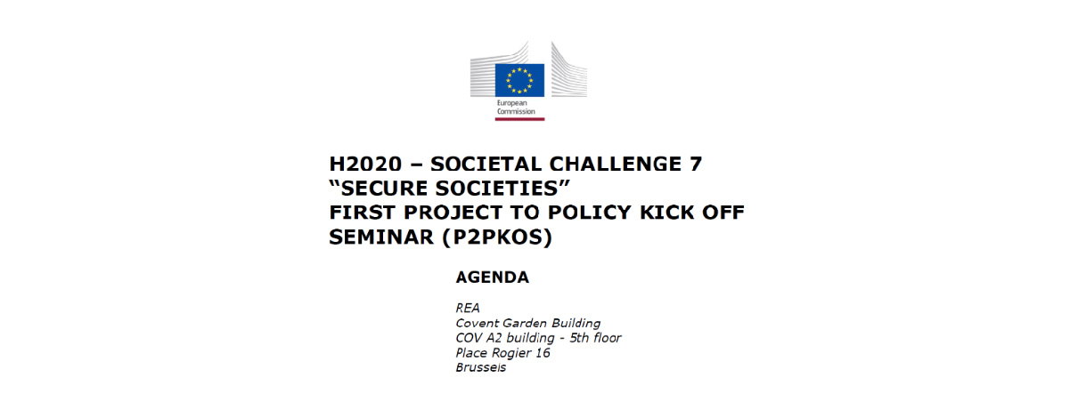 H2020 – Societal Challenge 7 “Secure Societies”