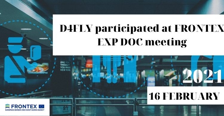 D4FLY participated at FRONTEX EXP DOC meeting
